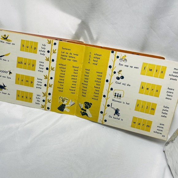 Dutch Language Children’s Safe Learn To Read Vintage Lot 1 2 3 Books F.B. Ceaser - Picture 10 of 16